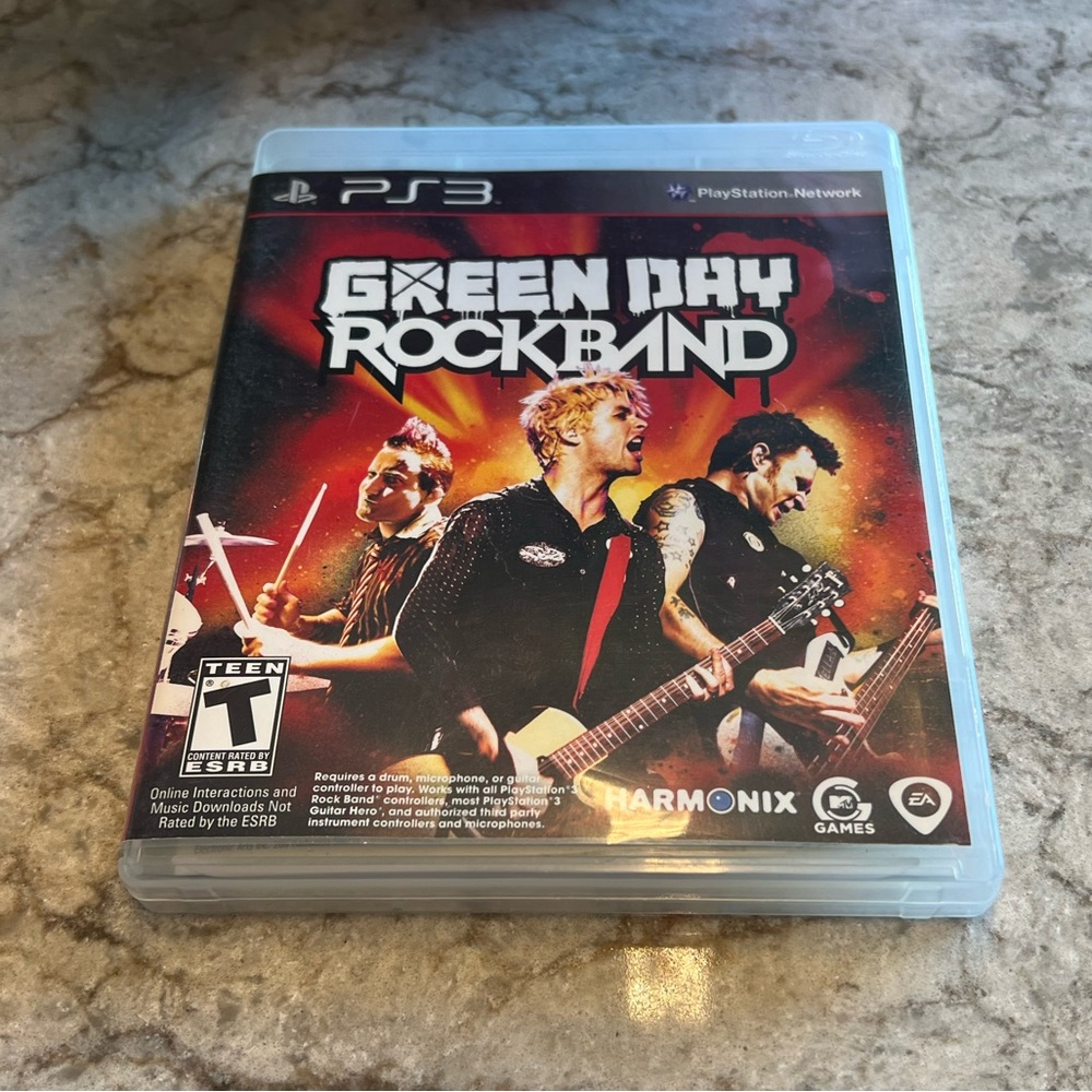 Green Day Rockband PS3 PlayStation Game